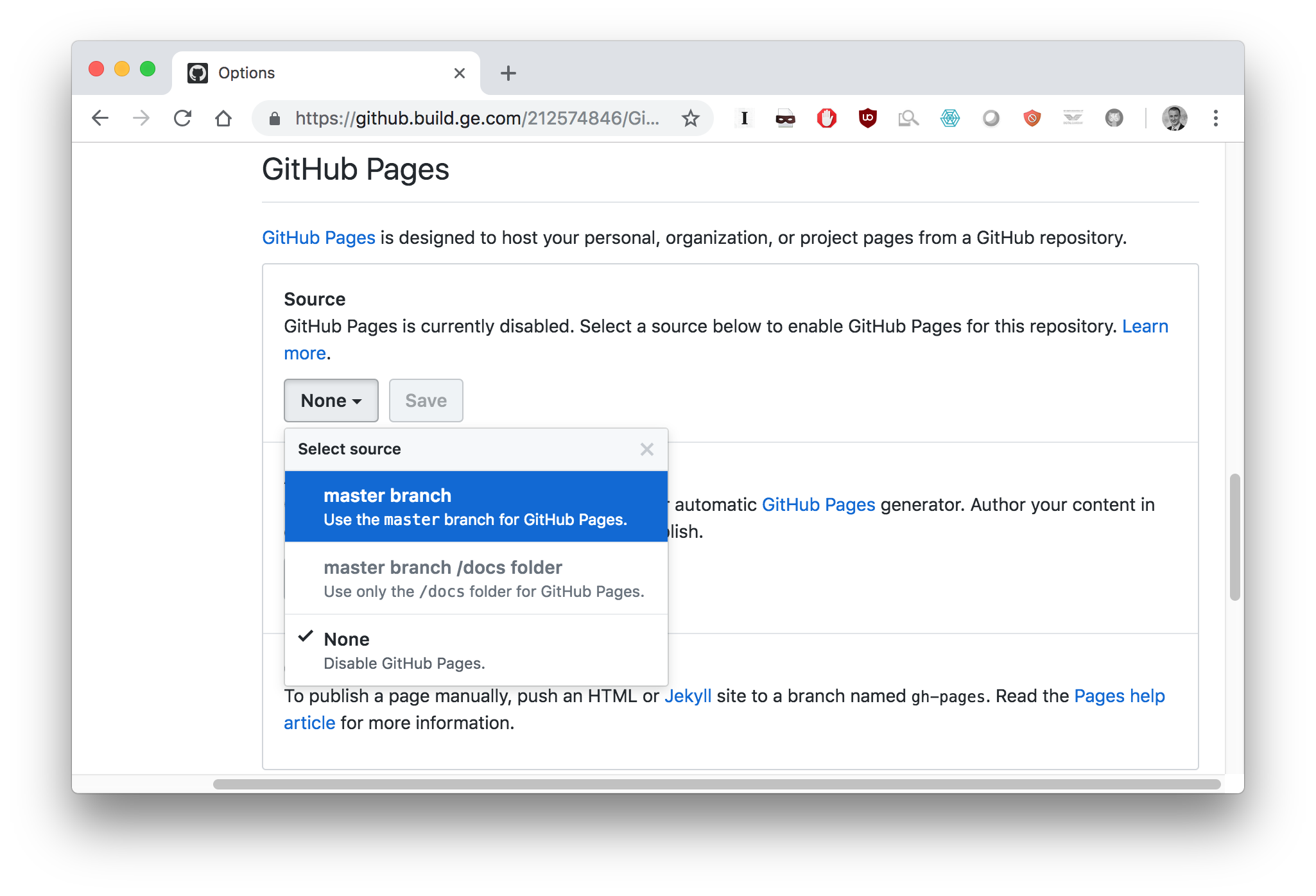GitHub Pages Example
